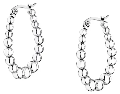 Image de Boucles d'oreilles rondes tendance en acier LPS01AYQ136