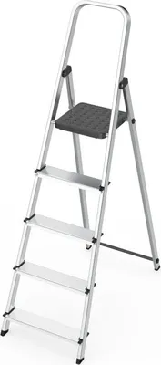 Obrázek produktu pro ModernHome WK4026-5 Hliníkové schůdky 5-stupňové s plošinou 150 kg