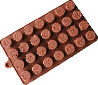 Produktbild von Silikonform für Schokolade MINKI EMOTKI