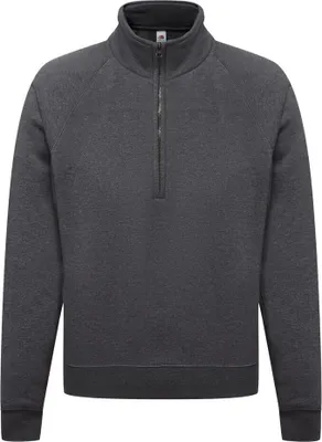 Immagine prodotto di Felpa da uomo Fruit Of The Loom con cerniera sul petto BC358 (XL) (Dark Heather)
