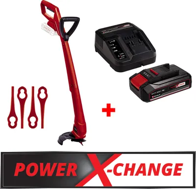 Immagine prodotto di Tagliaerba a batteria Einhhell GC-CT 18/24 Li P-Solo con kit di avviamento da 2,5 Ah