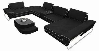 Produktbild von Couchlandschaft Bari U-Form in Stoff