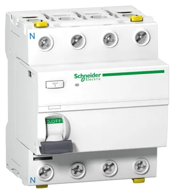 Produktbild von Schneider Electric A9Z24440, Fehlerstromschutzschalter, Typ A, 1500 A, IP20, 380 - 415 V