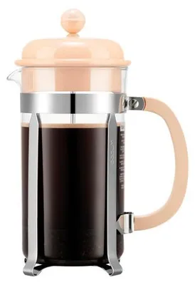 Image de Cafetiere A Piston 8 Tasses Creme & Inox - Bodum