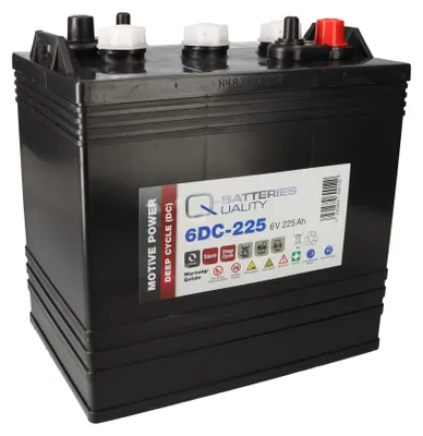 Produktbild von Q-Batteries 6DC-225 6V 225Ah Deep Cycle Traktionsbatterie
