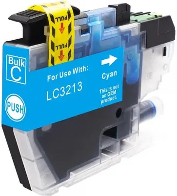 Produktbild von Boxstuff Tinte passend für Brother LC3213 C - Cyan