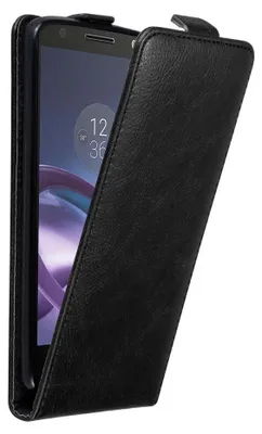 Immagine prodotto di Custodia Cadorabo per Motorola MOTO Z Cover protettiva in nero Custodia Flip per telefono cellulare Custodia Cover