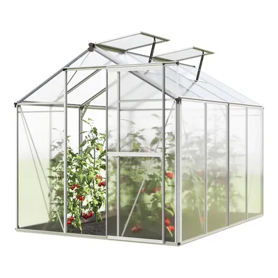 Produktbild von Gewächshaus Jasmin 4 Alu-Rahmen 192x256cm Polycarbonatplatten
