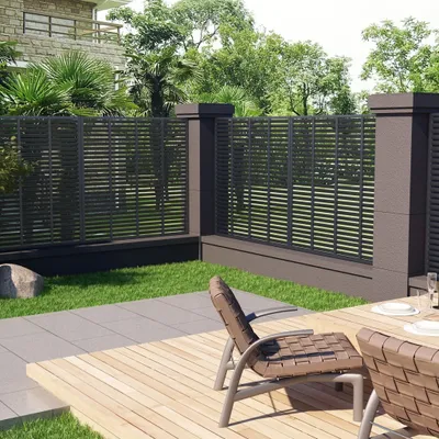 Obrázek produktu pro vidaXL Lamelový plot WPC 180x180 cm šedý