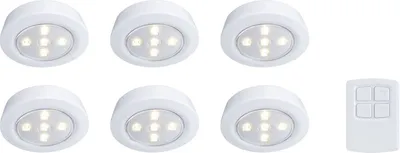 Produktbild von Polarlite LED Schrankleuchte 6er Set 1,8 W warmweiß weiß inkl. MWSt.