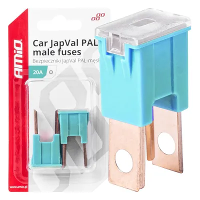 Image de JAPVAL PAL Fusibles pour voiture 20A Mâle 2 pièces AMIO-03396
