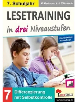 Produktbild von Lesetraining in drei Niveaustufen / Klasse 7