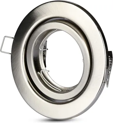 Image de Projecteur LED V-TAC - encastré - GU10 - IP20 - Satin Nickle