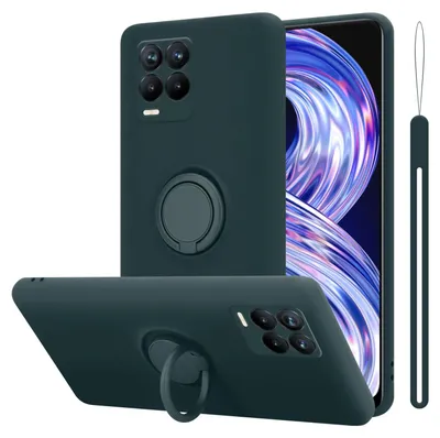 Image de Cadorabo Housse pour Realme 8 4G / 8 PRO Housse de protection en vert Housse pour portable TPU Etui Case Cover