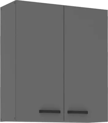 Produktbild von Küche NESSA Hängeschrank 80 cm Anthrazit Küchenzeile Küchenblock Einbauküche