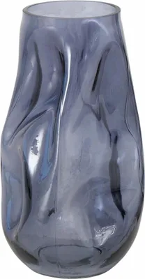 Image de Vase en verre LOJIN, 28 cm, gris