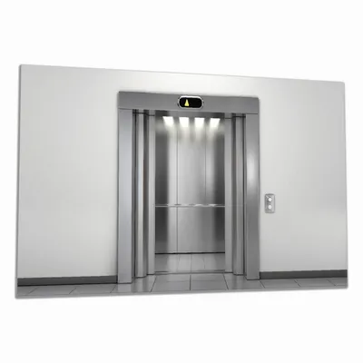 Produktbild von Wallario Herdabdeckplatte aus Glas, Größe 90 x 52 cm 1-teilig, Motiv Fahrstuhl