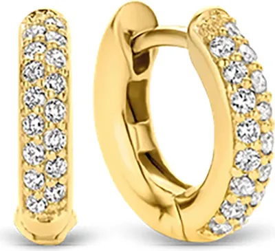 Produktbild von 7210ZY Creolen gelbgold mit Zirkonia 7210ZY Ti Sento Milano