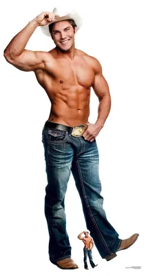 Produktbild von Chippendales - Cowboy - Pappaufsteller - 65x175 cm
