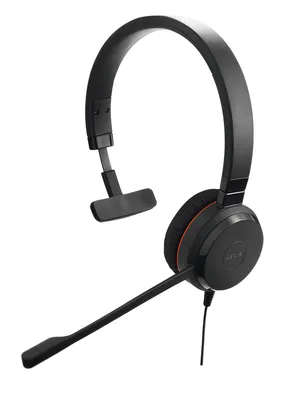 Zdjęcie produktu dla Jabra Evolve 30 II, Przewodowa, Biuro/centrum telefoniczne, 150 - 7000 Hz, 142,5 g, Zestaw słuchawkowy, Czarny