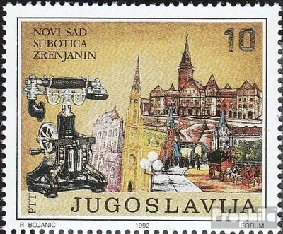 Produktbild von Briefmarken Jugoslawien 1992 Mi 2561 (kompl.Ausg.) postfrisch 100 Jahre Telefon
