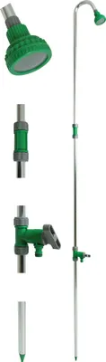 Produktbild von Gartendusche Campingdusche Outdoordusche höhenverstellbar 144-218cm Pooldusche Außendusche