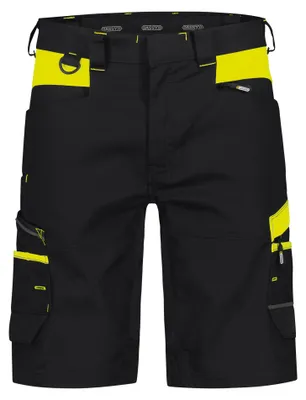 Produktbild von DASSY Arbeitsshorts MANILLA Bermuda Gr. 64  schwarz/gelb
