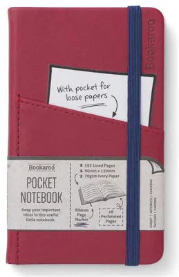 Immagine prodotto di Notatnik A6 bordowy Bookaroo Journal Pocket