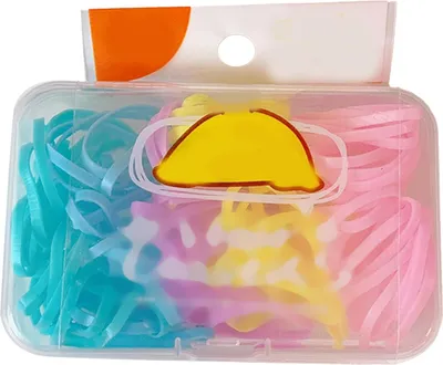 Immagine prodotto di Set di cerchietti per capelli per neonati, piccoli elastici monouso, elastici, morbidi, comodi, mini accessori per acconciature