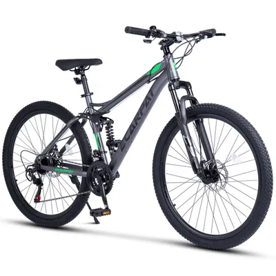 Produktbild von VELORS Mountainbike 24 Zoll Fahrrad für Herren Damen Jungen 21 Gang Shimano, mechanische Scheibenbremse, MTB Fahrrad Bike, Fully Fahrrad