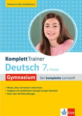Immagine prodotto di Klett KomplettTrainer Gymnasium Deutsch 7. Klasse