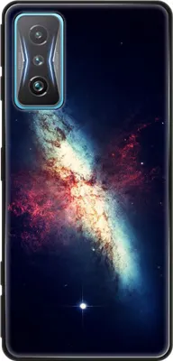 Produktbild von König Design Hülle kompatibel mit Xiaomi Redmi K50 Gaming Kunststoff Soft Handyhülle - Handy Case Galaxie
