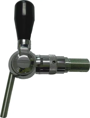 Immagine prodotto di Rubinetto a sfera BieTal® Waldau rubinetto di erogazione compensatore cromo 5/8 di pollice 35mm spigot