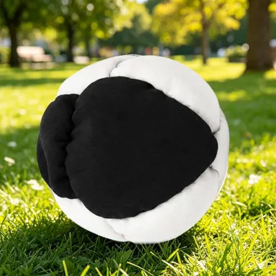 Image de Jouet de footbag pour jouer et jongler en extérieur. Idéal pour les adultes, les activités sportives en plein air, la plage, le parc, l'école, l'entraînement et l'amélioration de la coordination