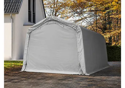 Obrázok produktu pre Mobilná garáž PVC 720HD – 3,3x4,8 m - Sivá