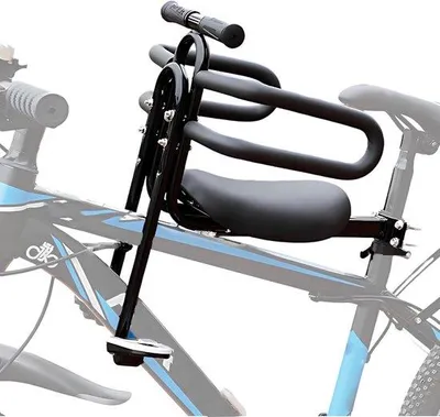 Productafbeelding van Kinder Fietsstoeltje - Kind Zitje - Veilig Fietsen - Verstelbaar Frame - Tot 30 kg - Zwart