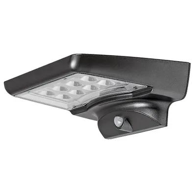 Produktbild von Rabalux 77014 Solarleuchte Moselle, 4W, 4000K, 300lm, schwarz, neutralweiß, 19cm