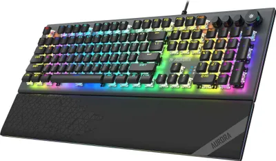 Produktbild von iBox AURORA K-5, Kabelgebunden, USB, Mechanischer Switch, QWERTY, RGB-LED, Schwarz