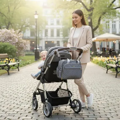 Productafbeelding van Luiertas voor baby's als schoudertas of tas voor de kinderwagen