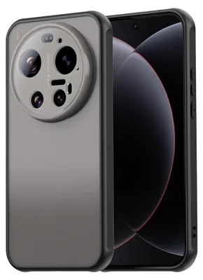 Produktbild von Xiaomi 17 Ultra Hülle - Coverup Mattes Transparentes Back Cover mit Kameraschutz - Schwarz
