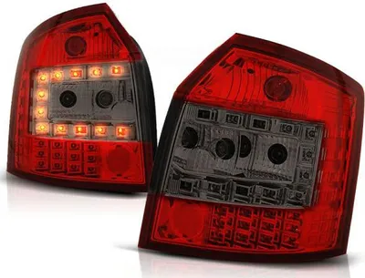 Obrázek produktu pro LED zadní světla vhodná pro Audi A4 B6 (8E) Avant, modelový rok 2000–2004, červená/kouřová