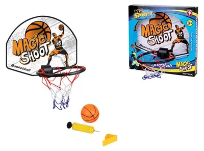 Produktbild von Basketball-Set mit Korbbrett und Ball 36x28cm für Kinder ab 3 Jahren