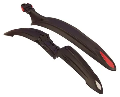 Produktbild von Fahrrad X-Bow Steckradschutz Schutzblech Set 26-29 Zoll schwarz