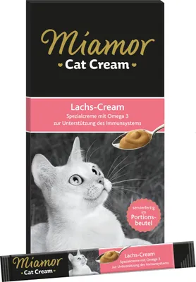Produktbild von Miamor Cat Confect Lachs-Cream 6x15g