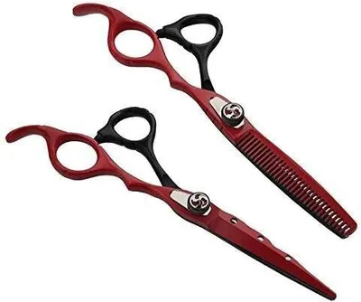 Immagine prodotto di Forbici da parrucchiere, forbici da parrucchiere sottili, set professionale di forbici per taglio capelli, set di forbici per taglio, sfoltimento e texturizzazione per parrucchieri, acciaio inossidabile, 6,5 cm