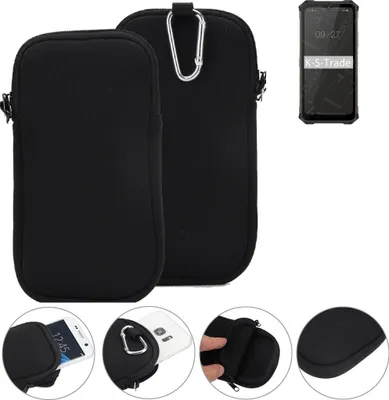Produktbild von K-S-Trade Neopren-Hülle Handyhülle kompatibel mit Oukitel WP13 Schutzhülle Neoprenhülle Sleeve Schutz-Hülle Gürtel Tasche Case Holster