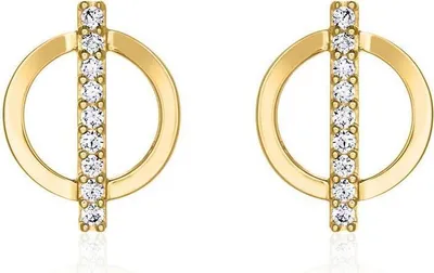 Produktbild von Damen Ohrstecker von Unique aus 375er Gold mit Zirkonia