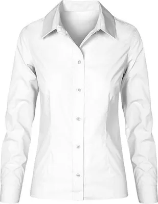 Image de Promodoro Femmes Chemise à manches longues en popeline