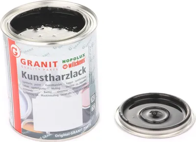 Produktbild von Lack Schwarz Warnlack RAL 9017 WILCKENS GRANIT 2,5 l Dose