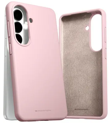 Imagen del producto de Funda de silicona Mercury para Samsung Galaxy S26, color rosa arena